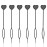 MagiDeal Quick Beader for Loading Beads/Automatic Hair Beader (6 Pack, Black)