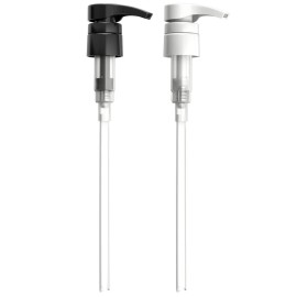 Bar5F Universal Pumps for Shampoo Conditioner Lotion Body Wash, Fits 1 Inch Bottle Necks, 1 Liter 33.8-Ounce Bottles (Black and White) Bar5F Universal Pumps for Shampoo Conditioner Lotion Body Wash, Fits 1 Inch Bottle Necks, 1 Liter 33.8-Ounce Bottles (Black and White)