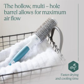 Professional Round Brush for Blow Drying - Small Ceramic Ionic Thermal Barrel Brush for Sleek, Precise Heat Styling and Salon Blowout - Lightweight Round Hair Brush (Barrel 1.3 inch, Bristle 2 Inch) Professional Round Brush for Blow Drying - Small Ceramic Ionic Thermal Barrel Brush for Sleek, Precise Heat Styling and Salon Blowout - Lightweight Round Hair Brush (Barrel 1.3 inch, Bristle 2 Inch)