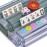 Yellow Mountain Imports American Mahjong Set, Oceana with Heather Teal Soft Case - All-in-One Racks with Pushers, Wright Patterson Scoring Coins, Dice, & Wind Indicator