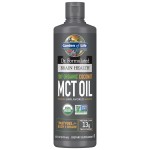 Garden of Life Dr. Formulated Brain Health 100% Organic Coconut MCT Oil 16 fl oz Unflavored, 13g MCTs, Keto & Paleo Diet Friendly Body & Brain Fuel, Certified Non-GMO Vegan & Gluten Free, Hexane-Free