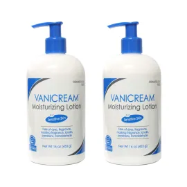 Vanicream Moisturizing Lotion, Pump, 16 Ounce (Pack of 2)