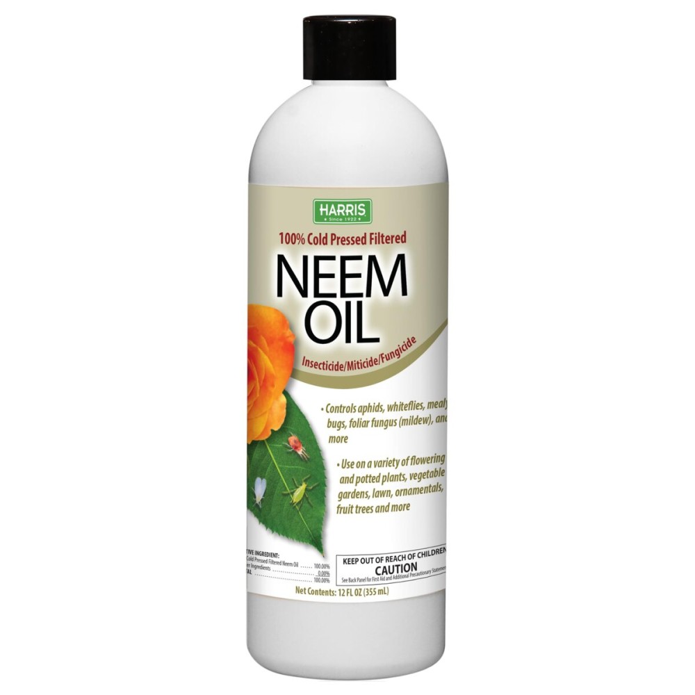 Harris Neem Oil, 100% Cold Pressed and Unrefined, Cosmetic Grade, 12oz Harris Neem Oil, 100% Cold Pressed and Unrefined, Cosmetic Grade, 12oz