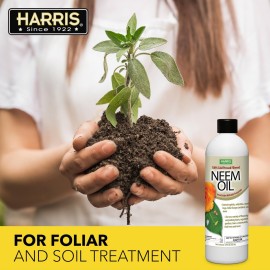 Harris Neem Oil, 100% Cold Pressed and Unrefined, Cosmetic Grade, 12oz Harris Neem Oil, 100% Cold Pressed and Unrefined, Cosmetic Grade, 12oz
