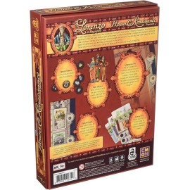 CMON Lorenzo il Magnifico: Houses of Renaissance Expansion | Strategy Board Game for Teens and Adults| Ages 14 and up | 2 to 5 Players | Average Playtime 60 to 120 Minutes | Made by Cranio Creations