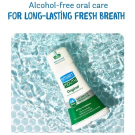 SmartMouth Original Activated Mouthwash - Adult Mouthwash for Fresh Breath - Oral Rinse for 24-Hour Bad Breath Relief with Twice Daily Use - Fresh Mint Flavor, 16 fl oz (3 Pack) SmartMouth Original Activated Mouthwash - Adult Mouthwash for Fresh Breath - Oral Rinse for 24-Hour Bad Breath Relief with Twice Daily Use - Fresh Mint Flavor, 16 fl oz (3 Pack)