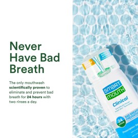 SmartMouth DDS Activated Clinical Mouthwash - for Fresh Breath - Clinical Strength Mouthwash for Gum Health, Gingivitis & More - Clean Mint Flavor, 16 fl oz (3 Pack) SmartMouth DDS Activated Clinical Mouthwash - for Fresh Breath - Clinical Strength Mouthwash for Gum Health, Gingivitis & More - Clean Mint Flavor, 16 fl oz (3 Pack)