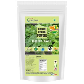 neotea Kasini Keerai Powder 300 GM | Chicory Leaf | Herbal Supplement for Health and Wellness