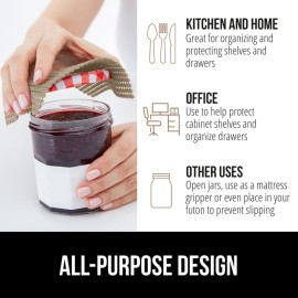 GORILLA GRIP powerGRIP Drawer Shelf and Cabinet Liner, Thick Strong Hold, Non-Adhesive Liners Protect Kitchen Cabinets and Cupboard, Bathroom Drawers, Easy Install, Breathable Mat, 12 x20\', Beige GORILLA GRIP powerGRIP Drawer Shelf and Cabinet Liner, Thick Strong Hold, Non-Adhesive Liners Protect Kitchen Cabinets and Cupboard, Bathroom Drawers, Easy Install, Breathable Mat, 12 x20\', Beige