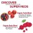 COUNTRY FARMS Super Reds, Energizing Polyphenol Superfood, 48 Super Fruits and Berries, Powerful Antioxidants and Polyphenols, Supports Energy, 20 Servings, Mixed Berry Flavor