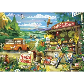 Buffalo Games - Days to Remember - Country Road - 500 Piece Jigsaw Puzzle Multicolor, 21.25L X 15W