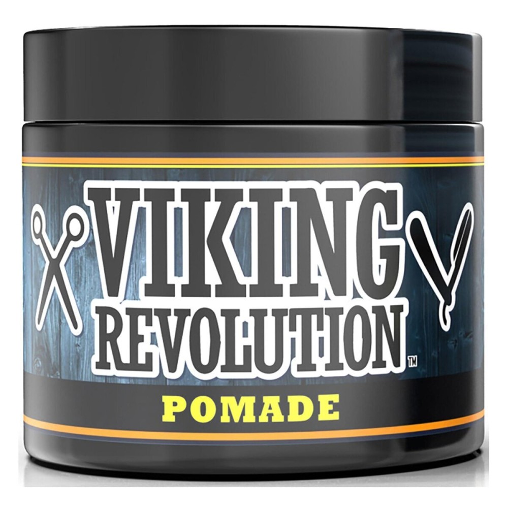Viking Revolution Pomade for Men 4oz - Firm Strong Hold & High Shine for Classic Styling - Water Based & Easy to Wash Out (Firm, 1 Pack) Viking Revolution Pomade for Men 4oz - Firm Strong Hold & High Shine for Classic Styling - Water Based & Easy to Wash Out (Firm, 1 Pack)