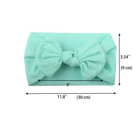 CLLOT Super Stretchy Soft Knot Headbands with Hair Bows Head Wrap Hair Accessories For Newborn Baby Girls Infant Toddlers Kids