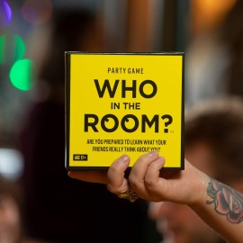 Hygge Games Who in The Room? Party Gamef Yellow Hygge Games Who in The Room? Party Gamef Yellow