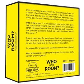 Hygge Games Who in The Room? Party Gamef Yellow Hygge Games Who in The Room? Party Gamef Yellow