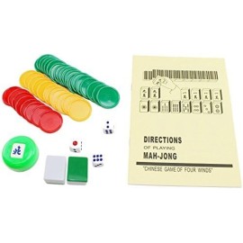 Chinese Filipino Numbered Tiles Mahjong Set. 144 Tiles 1.45  Easy-to-Read Game Set / Complete Set Weighs 13 pounds. Gift / Birthday (Mah-Jongg, Mah Jongg, Majiang) Random Chips Style (Green) Chinese Filipino Numbered Tiles Mahjong Set. 144 Tiles 1.45  Easy-to-Read Game Set / Complete Set Weighs 13 pounds. Gift / Birthday (Mah-Jongg, Mah Jongg, Majiang) Random Chips Style (Green)