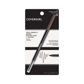 COVERGIRL - Easy Breezy Brow Micro-Fine + Define Pencil, Micro-fine tip, no sharpening required, Built-in spoolie-brush, 100% Cruelty-Free COVERGIRL - Easy Breezy Brow Micro-Fine + Define Pencil, Micro-fine tip, no sharpening required, Built-in spoolie-brush, 100% Cruelty-Free