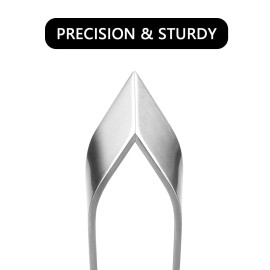 2 Pieces Fish Bone Tweezers, Stainless Steel Flat and Slant Tweezers Pliers Remover Tool (4.6) 2 Pieces Fish Bone Tweezers, Stainless Steel Flat and Slant Tweezers Pliers Remover Tool (4.6)