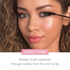 Neutrogena Hydro Boost Waterproof Plumping Mascara Enriched with Hydrating Hyaluronic Acid, Vitamin E, and Keratin for Dry or Brittle Lashes, Black 07,.21 oz