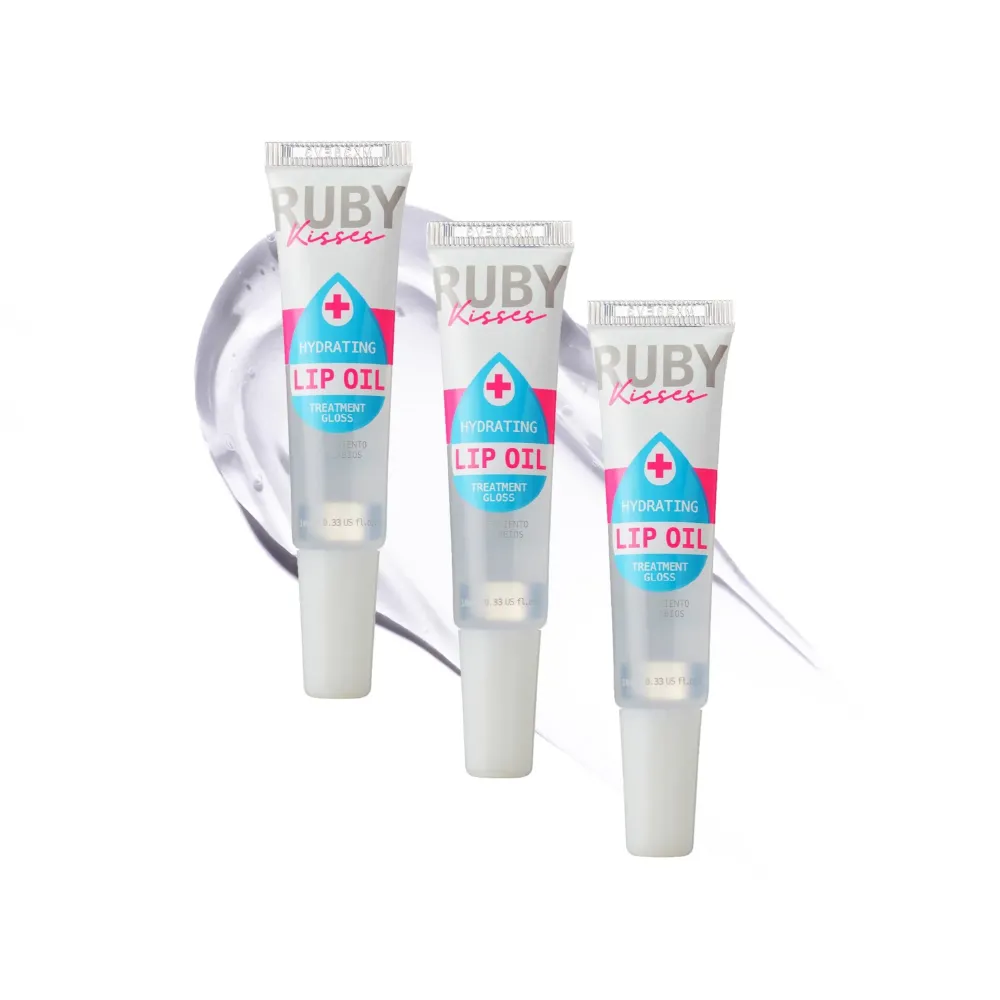 Ruby Kisses Hydrating Lip Gloss Clear Hydrating Lip Gloss (3 PACK) Ruby Kisses Hydrating Lip Gloss Clear Hydrating Lip Gloss (3 PACK)