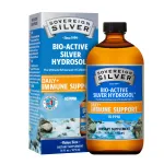 Sovereign Silver Bio-Active Silver Hydrosol for Immune Support - Colloidal Silver Liquid -10 ppm, 16oz (473mL) - Value Size