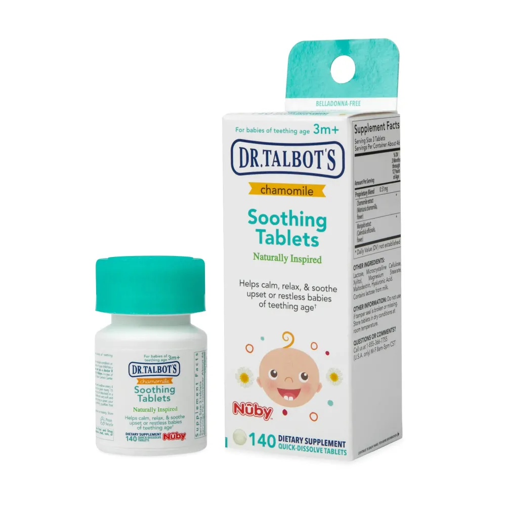 Dr. Talbot\'s Chamomile Soothing Tablets, Quick Dissolve, 140 Count Dr. Talbot\'s Chamomile Soothing Tablets, Quick Dissolve, 140 Count
