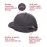 Outdoor Cap Mountain Embroidered Dad Hat  Adjustable Soft Cotton Polo Style Unstructured Baseball Cap for Men & Women, Charcoal
