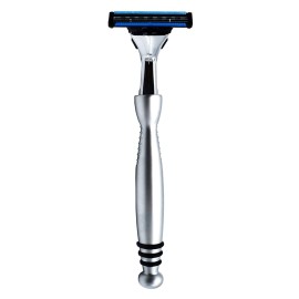 Taconic Shave, Gillette Sensor & Sensor Excel Compatible Heavyweight Triple Blade Pivot Head Razor, Includes 1 Preloaded Blade - Delivers a Smooth, Close & Comfortable Shave Taconic Shave, Gillette Sensor & Sensor Excel Compatible Heavyweight Triple Blade Pivot Head Razor, Includes 1 Preloaded Blade - Delivers a Smooth, Close & Comfortable Shave