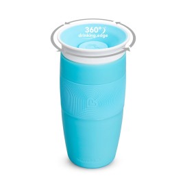 Munchkin Sippy Cup for Toddlers, Miracle 360 Cup, 14 Ounce, Blue Munchkin Sippy Cup for Toddlers, Miracle 360 Cup, 14 Ounce, Blue