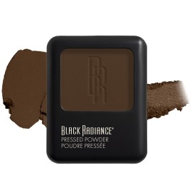 Black Radiance Pressed Powder, Pigment-Rich Matte Finish for Deep Skin Tones, Oil-Absorbing Compact with Mirror & Sponge - Black Coffee Black Radiance Pressed Powder, Pigment-Rich Matte Finish for Deep Skin Tones, Oil-Absorbing Compact with Mirror & Sponge - Black Coffee