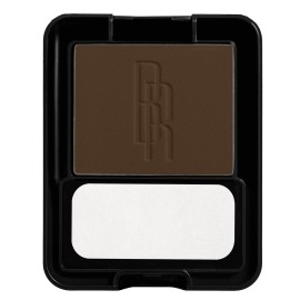 Black Radiance Pressed Powder, Pigment-Rich Matte Finish for Deep Skin Tones, Oil-Absorbing Compact with Mirror & Sponge - Black Coffee