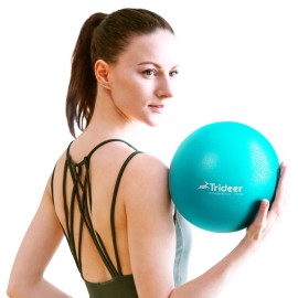 Trideer 9-Inch Pilates Ball with Exercise Guide for Core Strength, Yoga, Stability, Stretching & Physical Therapy Trideer 9-Inch Pilates Ball with Exercise Guide for Core Strength, Yoga, Stability, Stretching & Physical Therapy
