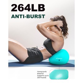 Trideer 9-Inch Pilates Ball with Exercise Guide for Core Strength, Yoga, Stability, Stretching & Physical Therapy Trideer 9-Inch Pilates Ball with Exercise Guide for Core Strength, Yoga, Stability, Stretching & Physical Therapy