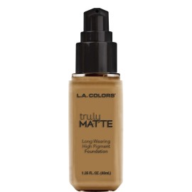 L.A. COLORS Truly Matte Foundation, Deep Tan CLM361 L.A. COLORS Truly Matte Foundation, Deep Tan CLM361