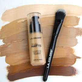 L.A. COLORS Truly Matte Foundation, Deep Tan CLM361 L.A. COLORS Truly Matte Foundation, Deep Tan CLM361