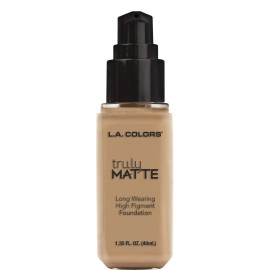 L.A. COLORS Truly Matte Foundation, Soft Beige CLM354 L.A. COLORS Truly Matte Foundation, Soft Beige CLM354