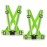 Reflective Vest Running Gear, 2Pack High Visible Safety VES for Cycling Jogging Running Walking, Adjustable for Men Women Kids (2, Green)
