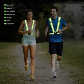 Reflective Vest Running Gear, 2Pack High Visible Safety VES for Cycling Jogging Running Walking, Adjustable for Men Women Kids (2, Green) Reflective Vest Running Gear, 2Pack High Visible Safety VES for Cycling Jogging Running Walking, Adjustable for Men Women Kids (2, Green)