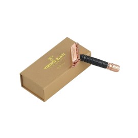 VIKINGS BLADE Double Edge Safety Razor for Men + 5 Swedish Steel Blades + Luxury Case. Smooth, Reusable, Eco-Friendly (Chieftain Odin) VIKINGS BLADE Double Edge Safety Razor for Men + 5 Swedish Steel Blades + Luxury Case. Smooth, Reusable, Eco-Friendly (Chieftain Odin)