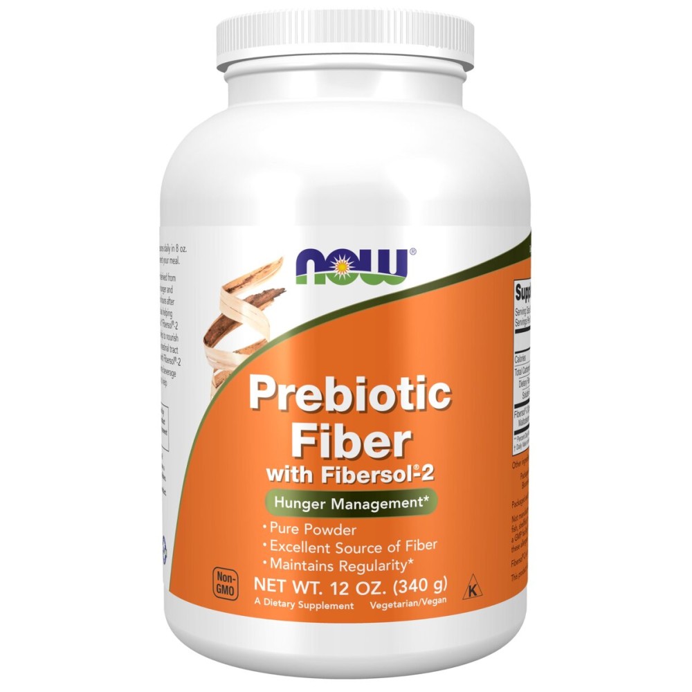 NOW Foods Supplements, Prebiotic Fiber with Fibersol-2, derived from Non-GMO corn, Powder, 12-Ounce NOW Foods Supplements, Prebiotic Fiber with Fibersol-2, derived from Non-GMO corn, Powder, 12-Ounce
