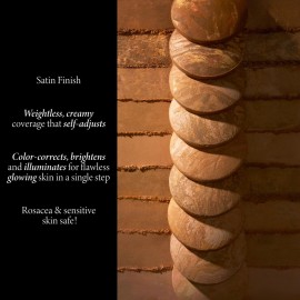 LAURA GELLER NEW YORK Baked Balance-N-Glow Illuminating Foundation - Toffee - Buildable Sheer to Light Coverage - Satin Finish