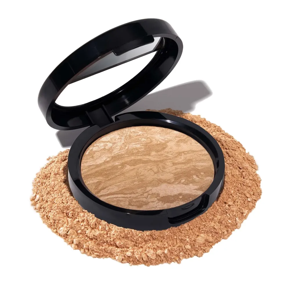 LAURA GELLER NEW YORK Baked Balance-N-Glow Illuminating Foundation - Golden Medium - Buildable Sheer to Light Coverage - Satin Finish LAURA GELLER NEW YORK Baked Balance-N-Glow Illuminating Foundation - Golden Medium - Buildable Sheer to Light Coverage - Satin Finish