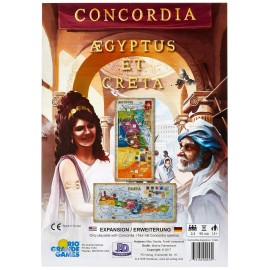 Rio Grande Games Concordia: Aegyptus and Creta Board Game Expansion for 2-5 Players (Ages 12+) - Standard Edition Rio Grande Games Concordia: Aegyptus and Creta Board Game Expansion for 2-5 Players (Ages 12+) - Standard Edition