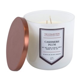 Chesapeake Bay Candle The Collection Two-Wick Scented Candle, Cashmere Plum Medium Jar Chesapeake Bay Candle The Collection Two-Wick Scented Candle, Cashmere Plum Medium Jar