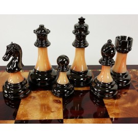 HPL 3 1/2 inch King Staunton Chrome & Black Chrome Weighted Pro Plastic Chess Men Pieces Set - NO Board HPL 3 1/2 inch King Staunton Chrome & Black Chrome Weighted Pro Plastic Chess Men Pieces Set - NO Board
