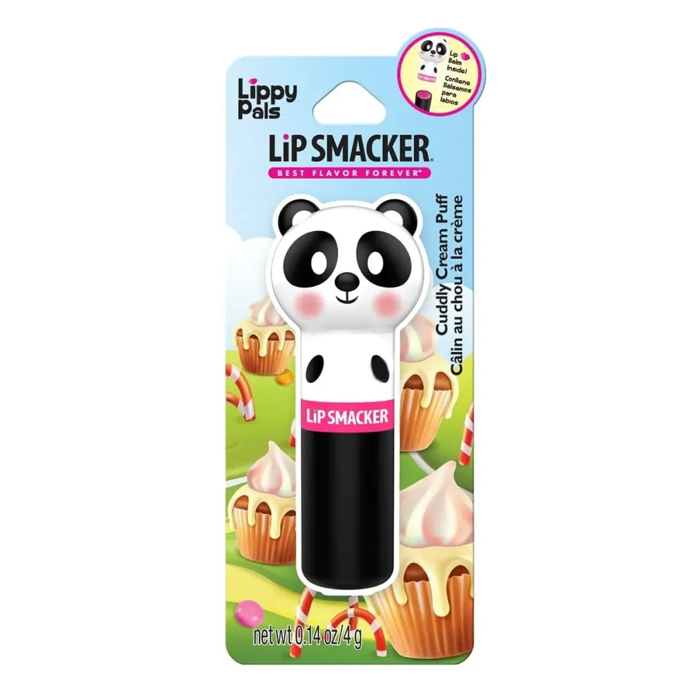 Lip Smacker Lippy Pals, Flavored Moisturizing & Smoothing Soft Shine Lip Balm, Hydrating & Protecting Fun Tasty Flavors ,Cruelty-Free & Vegan - Cuddly Cream Puff Lip Smacker Lippy Pals, Flavored Moisturizing & Smoothing Soft Shine Lip Balm, Hydrating & Protecting Fun Tasty Flavors ,Cruelty-Free & Vegan - Cuddly Cream Puff