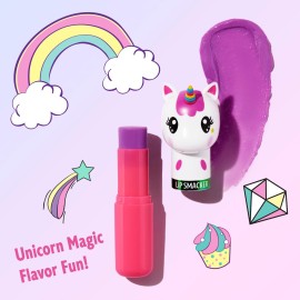 Lip Smacker Lippy Pals Unicorn, Flavored Moisturizing & Smoothing Soft Shine Lip Balm, Hydrating & Protecting Fun Tasty Flavors, Cruelty-Free & Vegan - Unicorn Magic Lip Smacker Lippy Pals Unicorn, Flavored Moisturizing & Smoothing Soft Shine Lip Balm, Hydrating & Protecting Fun Tasty Flavors, Cruelty-Free & Vegan - Unicorn Magic