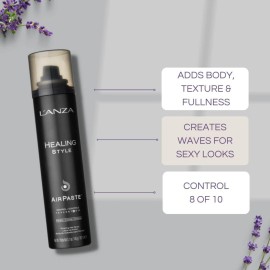 L\'ANZA Healing Style Air Paste with Strong Hold Effect, Nourishes and Refreshes the Hair While Styling, With Keratin Cactus Complex for a Shiny Weight-Free Look (5.1 Fl Oz)