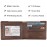 Wallet for Men-Genuine Leather RFID Blocking Bifold Stylish Wallet With 2 ID Window (Coffee-galaxy)