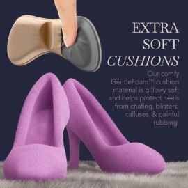 Ballotte Premium Heel Cushion Pad Heel Grips for Women Shoes Back of Feet Pads. That are Too Big Foot Inserts for Women & Men Arch Support Grips for Better Mobility (Heel Grips 12 Pack Multicolor)
